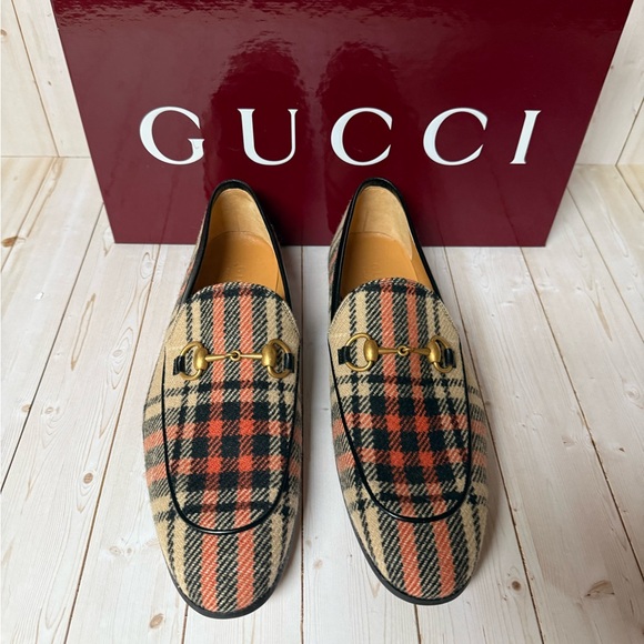Gucci Jordaan Tartan Jordaan Wool Loafer - Picture 6 of 14